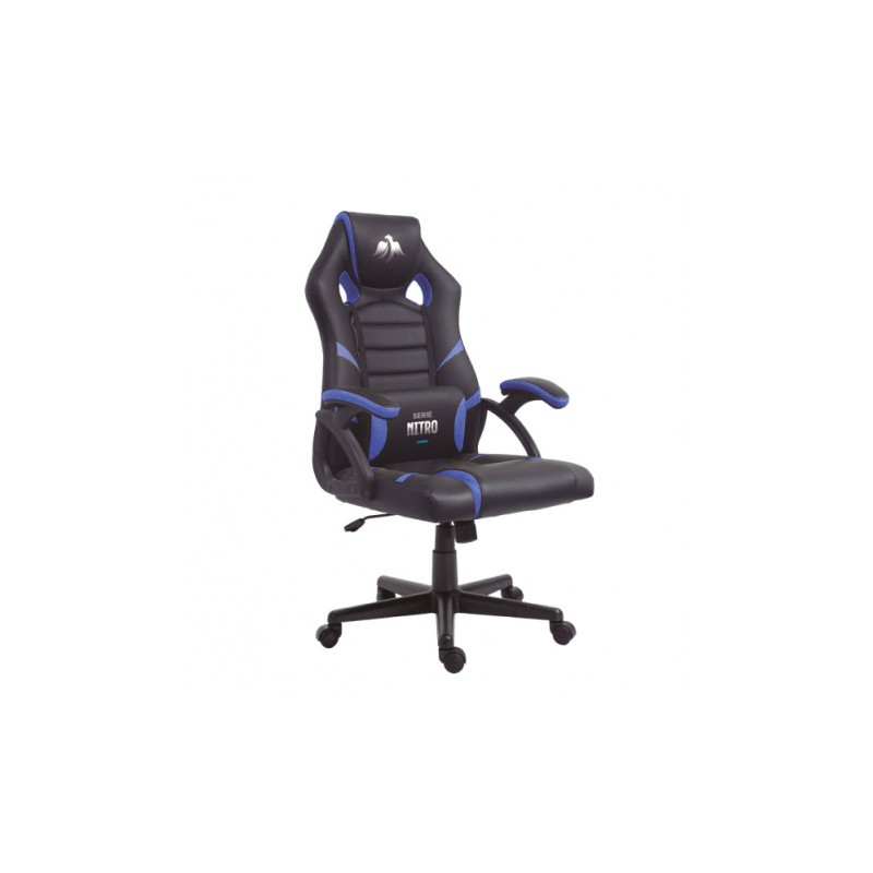 SILLA GAMING SERIE NITRO NEGRO/AZUL...