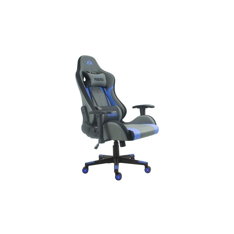 SILLA GAMING SERIE PHOENIX AZUL CROMAD
