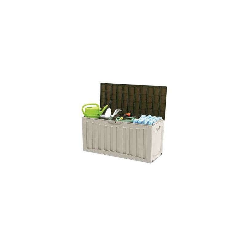BAUL RESINA MARRON BEIGE 340LITROS...