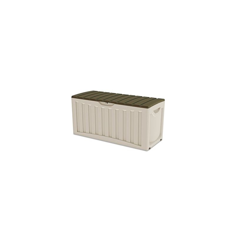 BAUL RESINA MARRON BEIGE 340LITROS...
