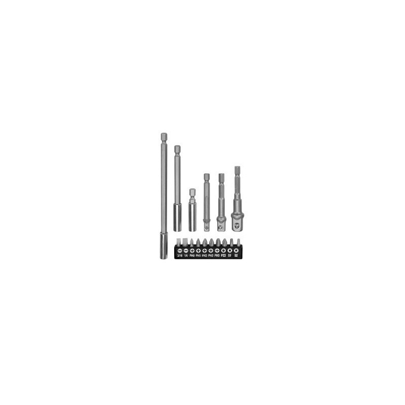 JUEGO 16 PCS ADAPTADORES + EXTENSIONES MADER