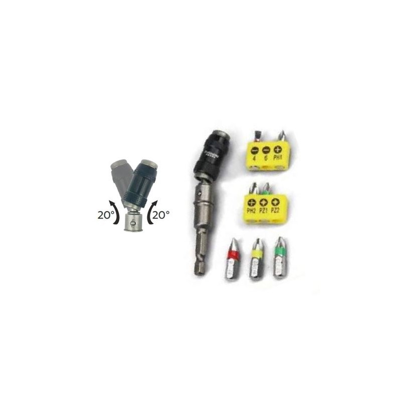 JUEGO 8 PCS ADAPTADORES + OSCILANTE...