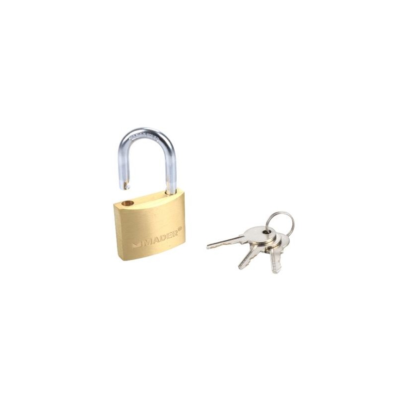 CANDADO LATON, 40 MM MADER