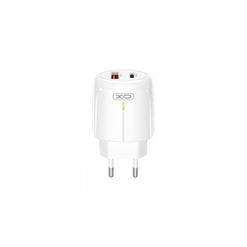 CARGADOR DE CORRIENTE L114 18W TIPO C + USB XO
