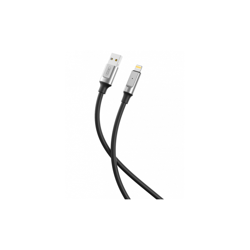CABLE NB251 CARGA RAPIDA USB - LIGHTNING | 6A | 1 METRO | NEGRO XO