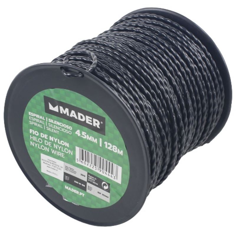 NYLON CORTE REDONDO DESBROZADORA 4.5mmX128mts MADER - 90444