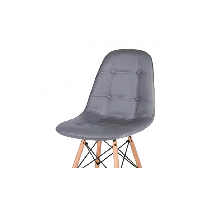 PACK 2 SILLAS DESIGN D300 GRISES MUVIP