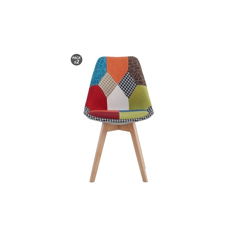 PACK 2 SILLAS DESIGN D400 TELA...
