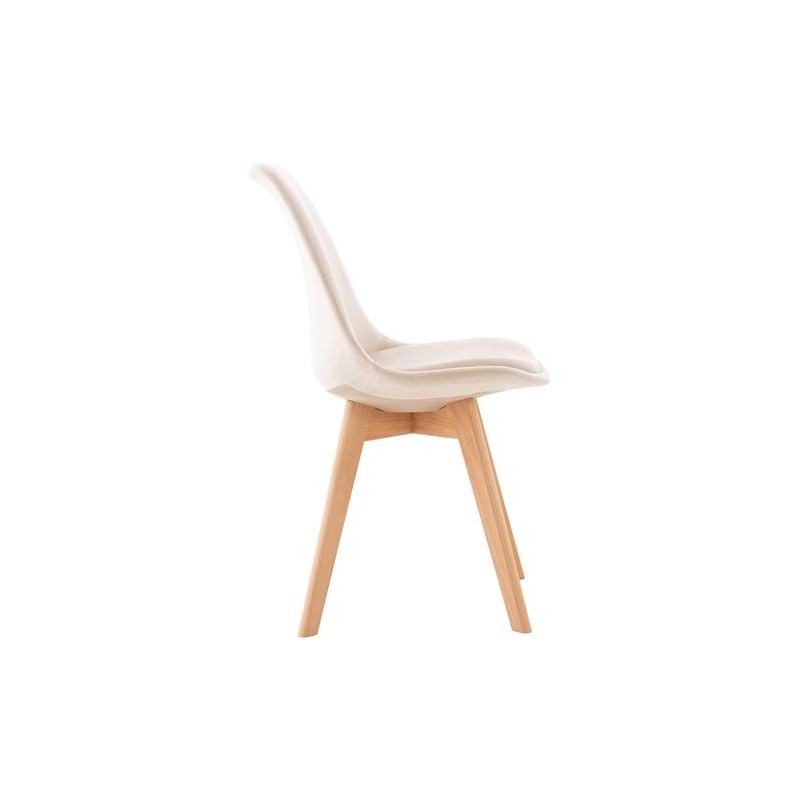 PACK 2 SILLAS DESIGN D400 TELA BEIGE...