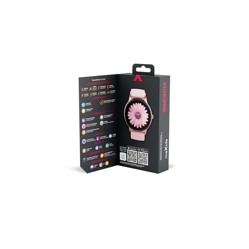 SMARTWATCH MXSW-100 ROSA GOLD MAXLIFE
