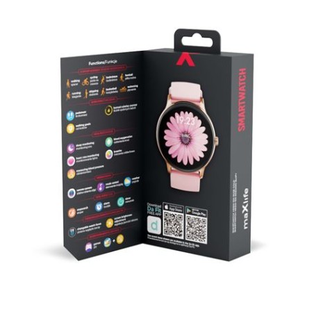 SMARTWATCH MXSW-100 ROSA GOLD MAXLIFE