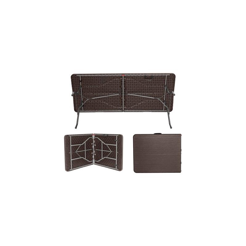 MESA PLEGABLE RECTANGULAR EFECTO...