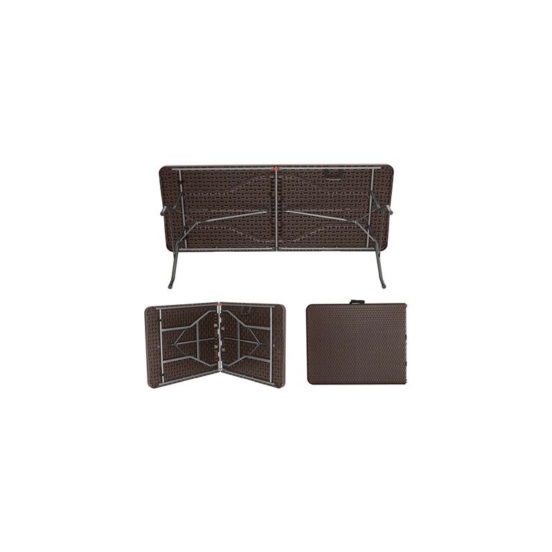 MESA PLEGABLE RECTANGULAR EFECTO...