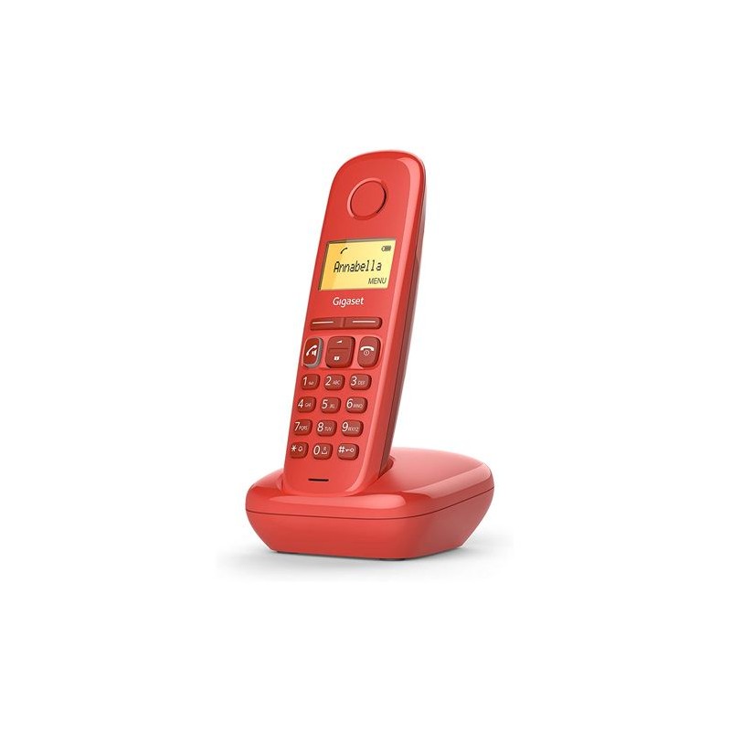 TELEFONO FIJO INALAMBRICO A270 ROJO...