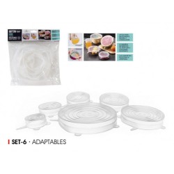 SET 6 TAPAS SILICONA...