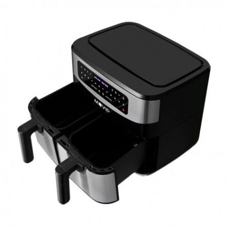 FREIDORA AIRE CALIENTE DOBLE 9 LITROS 2600W PANTALLA TACTIL MUVIP