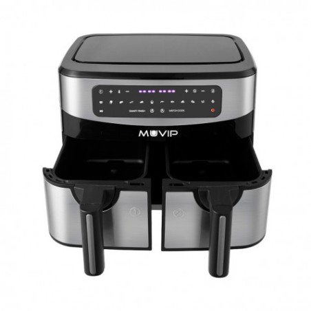 FREIDORA AIRE CALIENTE DOBLE 9 LITROS 2600W PANTALLA TACTIL MUVIP