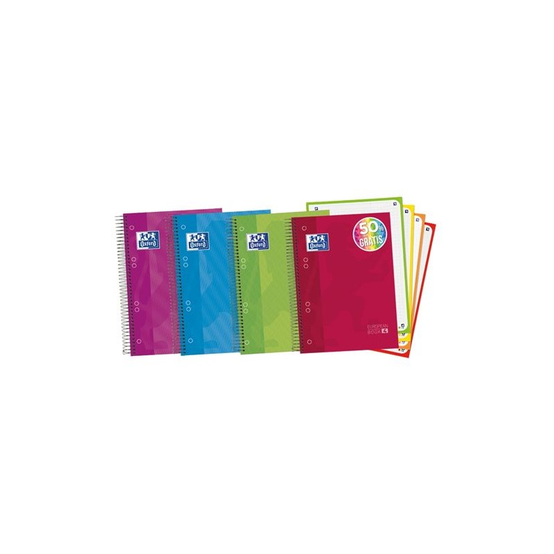 CUADERNO CON ESPIRAL A5 120 HOJAS...