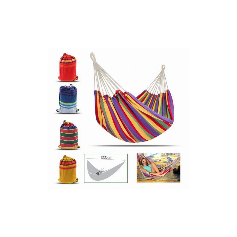 HAMACA CON BOLSA TRANSPORTE COLORES...