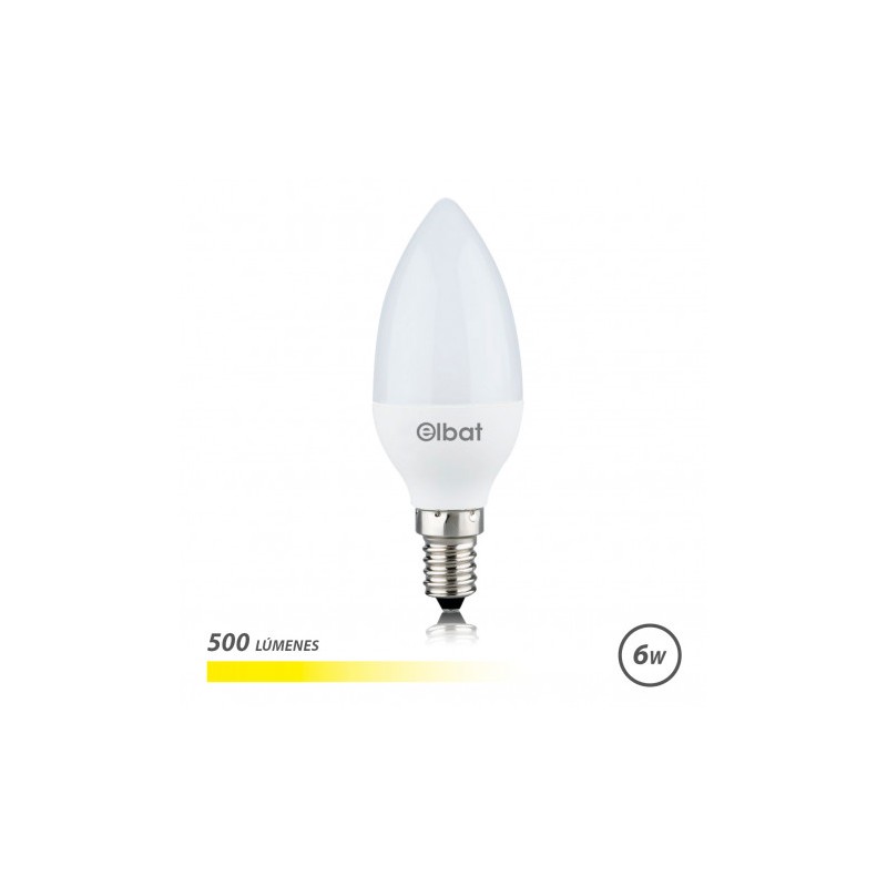 BOMBILLA LED C37 | 6W | 500LM | E14 |...