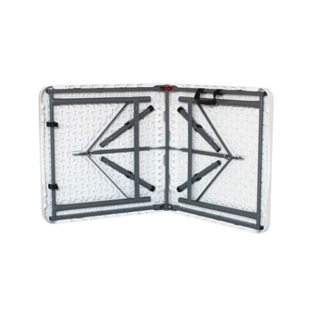 MESA JARDIN PLEGABLE RECTANGULAR BLANCA 1.2MTRS