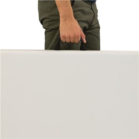 MESA JARDIN PLEGABLE RECTANGULAR BLANCA 1.2MTRS