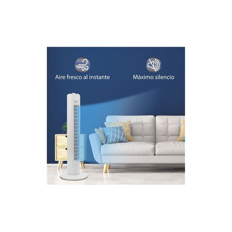 VENTILADOR DE TORRE 50W 3 VELOCIDADES...