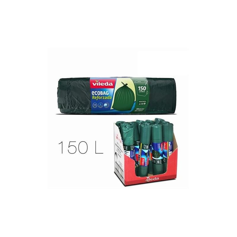 PACK 10 SACOS BASURA REFORZADA 150...