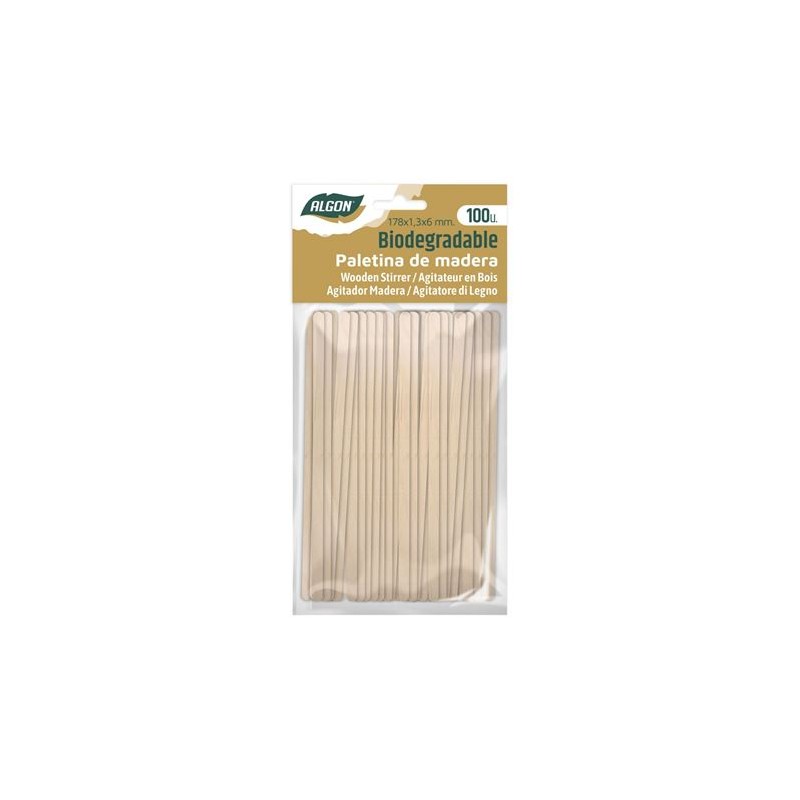 SET 100 PALETINAS DE MADERA 178X6MM...