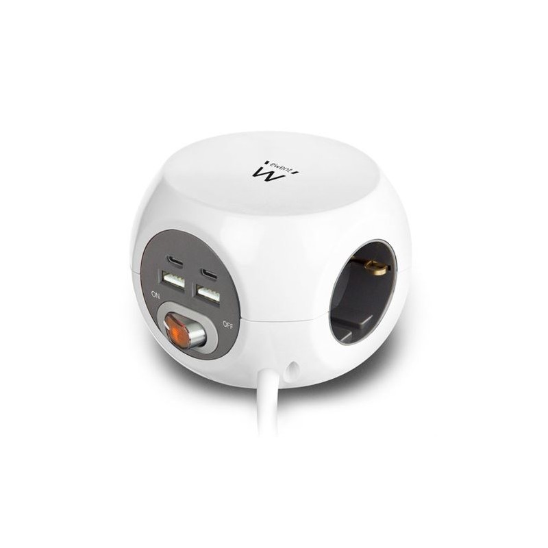 REGLETA 3 SUCKO + 2X USB C + 2X USB...