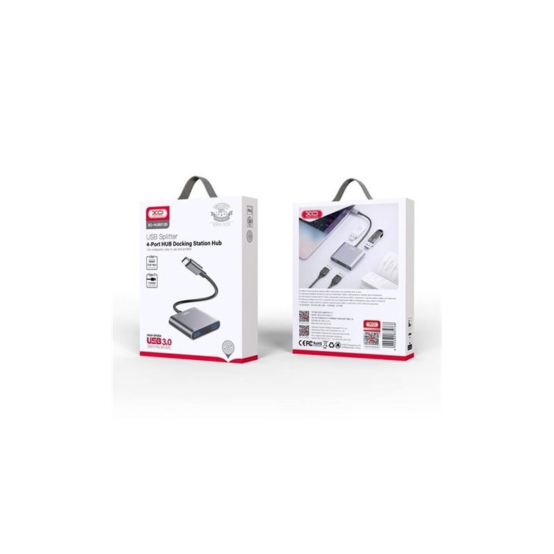 ADAPTADOR TIPO C HUB012A 4 EN 1 XO