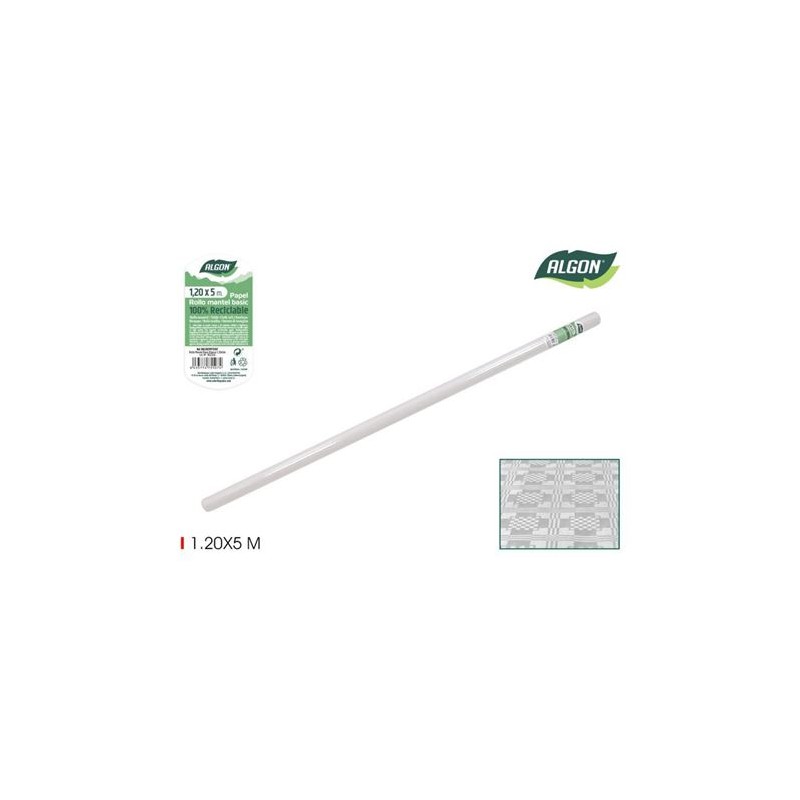 ROLLO MANTEL DE PAPEL 1.2 X 5 METROS...