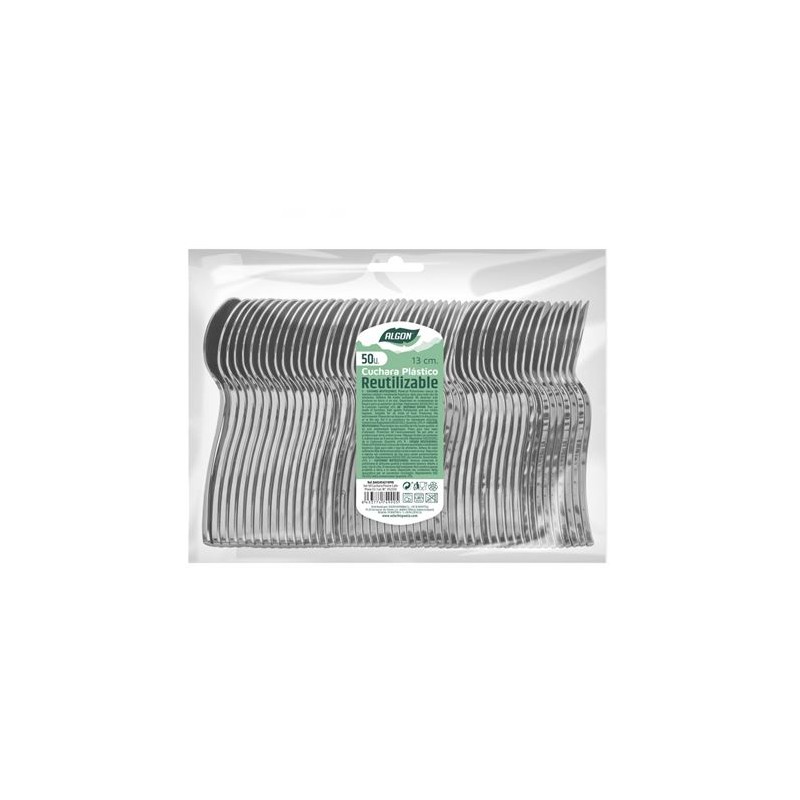 PACK 50 CUCHARAS POSTRE PLASTICO...