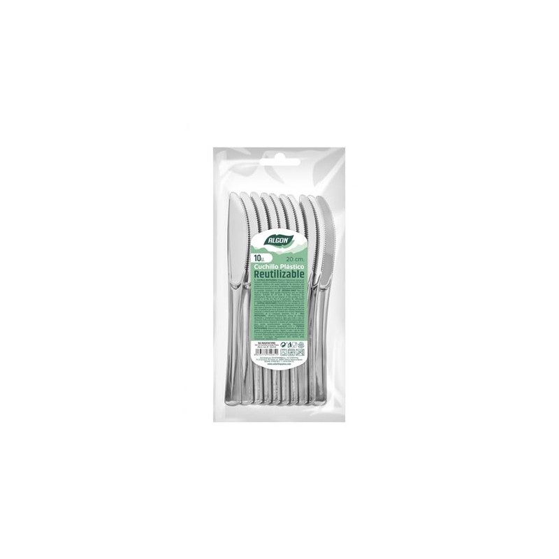 PACK 10 CUCHILLOS PLASTICO...