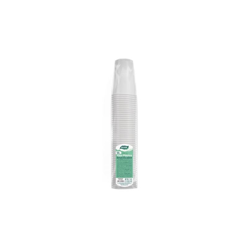 SET 50 VASOS PLASTICO REUTILIZABLES...
