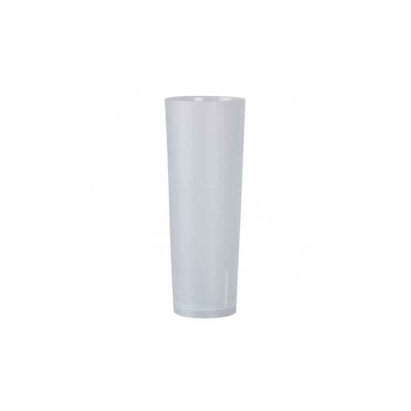 SET 6 VASOS TUBO REUTILIZABLES 330ML ALGON