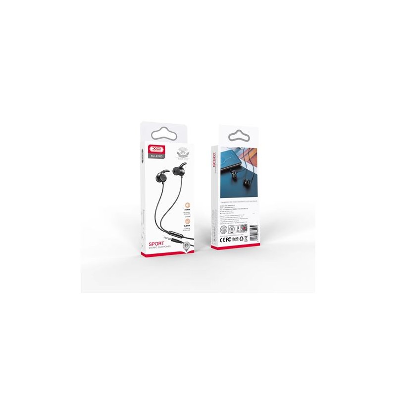 AURICULAR + MICROFONO EP65 IRON NEGRO XO