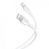 CABLE NB212 SILICONA USB - TIPO C | 2.1A | 1 MTR | BLANCO XO
