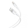 CABLE NB212 SILICONA USB - LIIGHTNING | 2.1A | 1 MTR | BLANCO XO