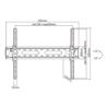 SOPORTE DE PARED TV LED LCD 37"-86" CROMAD - CR1107-1