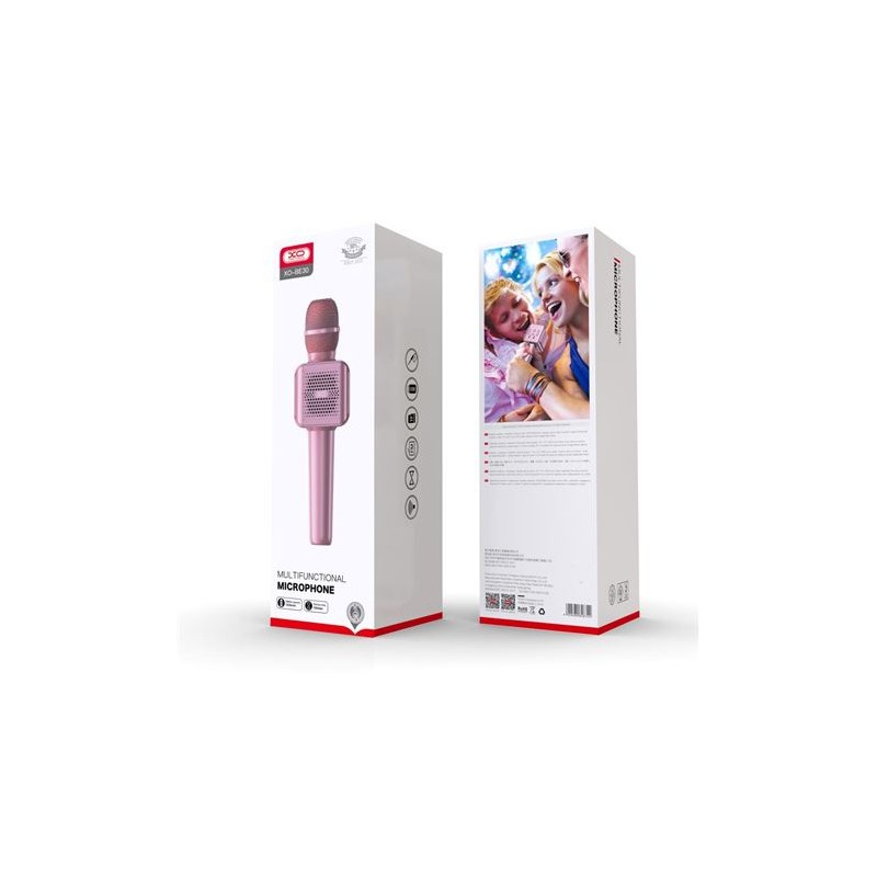 MICROFONO KARAOKE BLUETOOTH BE30 ROSA XO