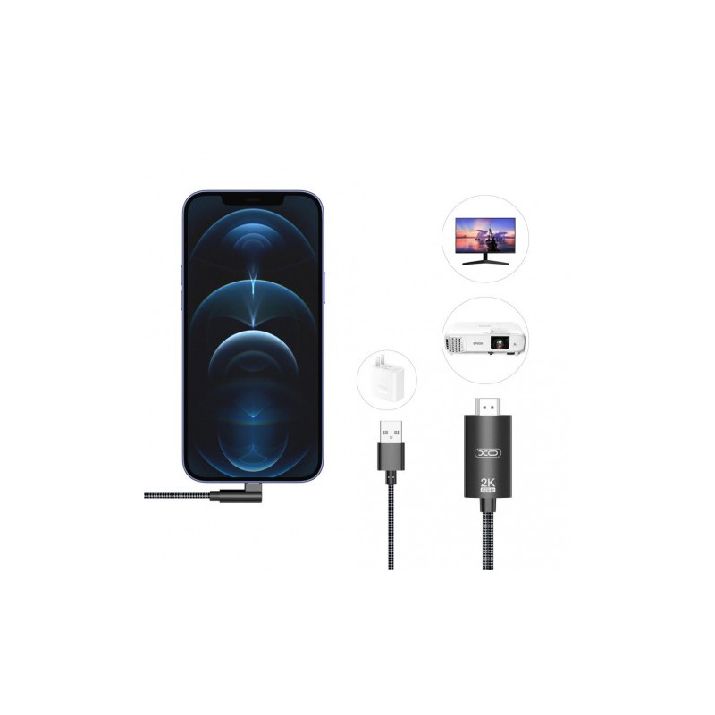 CABLE LIGHTNING A HDMI 1080P HD GB008 XO