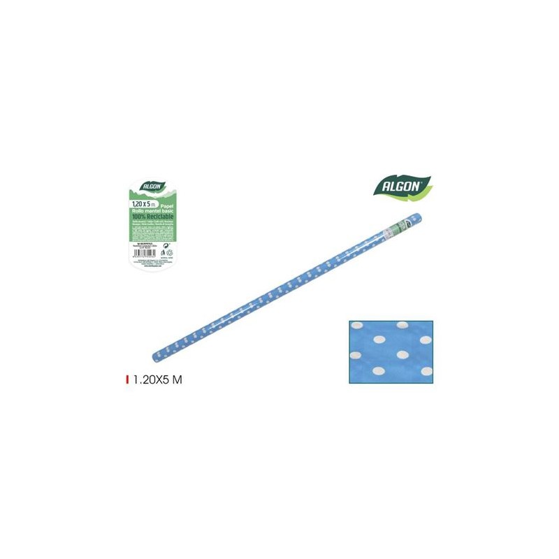 ROLLO MANTEL DE PAPEL 1.2 X 5 METROS...
