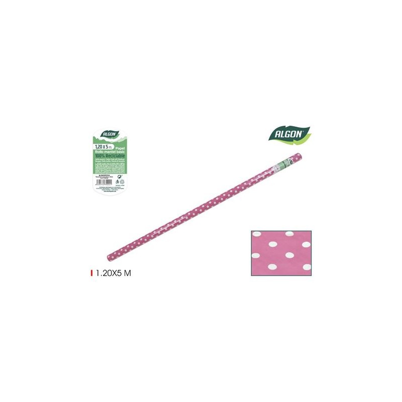 ROLLO MANTEL DE PAPEL 1.2 X 5 METROS...