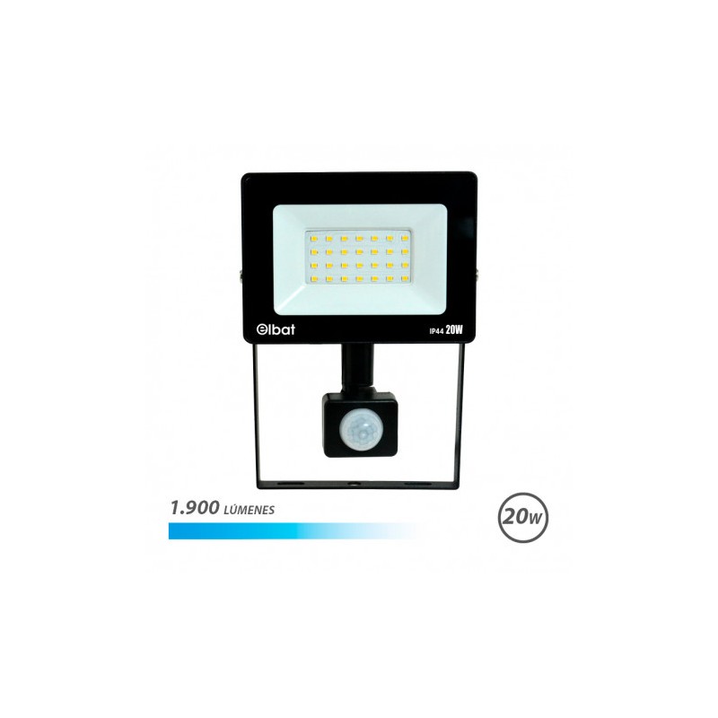 FOCO LED SERIE SLIM 20W CON SENSOR |...