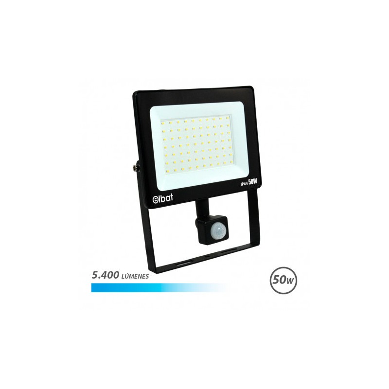 FOCO LED SERIE SLIM 50W CON SENSOR |...