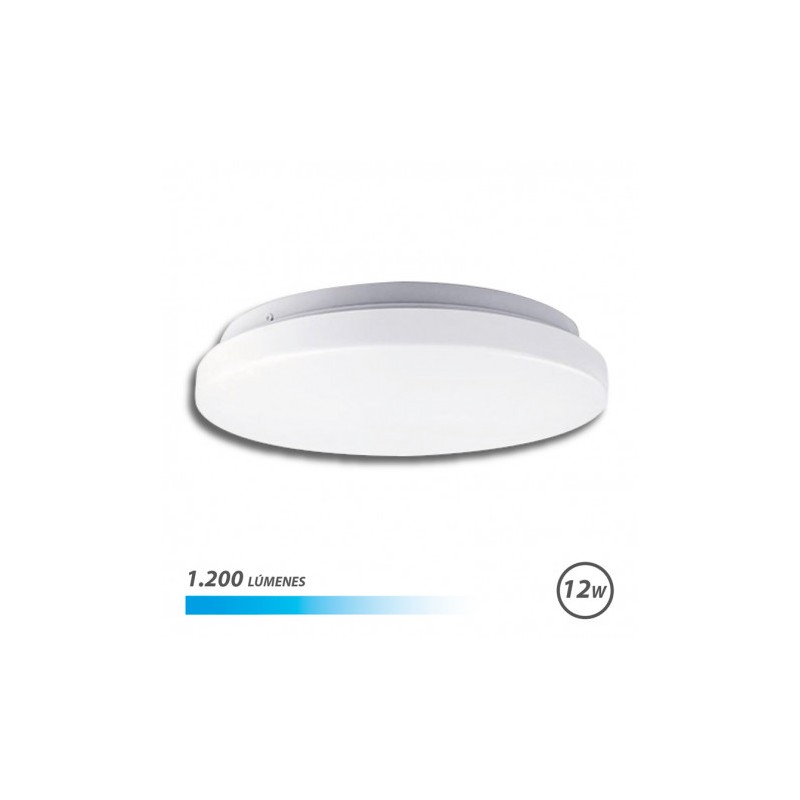 APLIQUE LED TECHO REDONDO 12W LUZ...