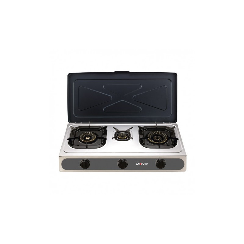 COCINA GAS INOX 3 FUEGOS SERIE STRONG...