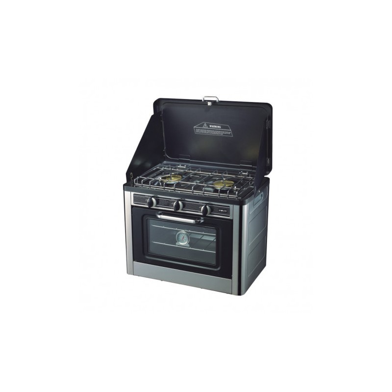 COCINA 2 FUEGOS CON TAPA + HORNO DE...