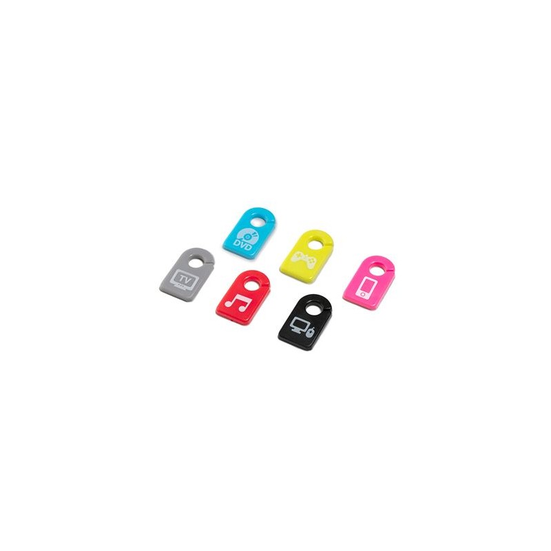 PACK 6 IDENTIFICADORES PARA CABLE...